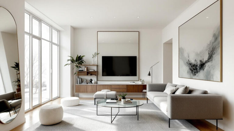 How to Use Mirrors to Visually Raise Your Ceiling Height Instantly