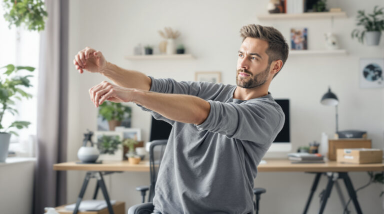 The 5-Minute Stretch Sequence That Undoes 8 Hours of Sitting at a Desk