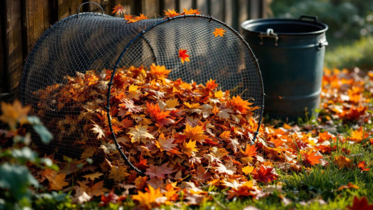 The Simple ‘Leaf Cage’ Hack That Creates the Richest Compost by Springtime