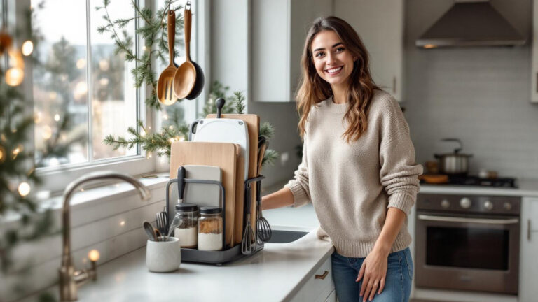 The Vertical Organizer Hack That Doubles Your Counter Space Instantly