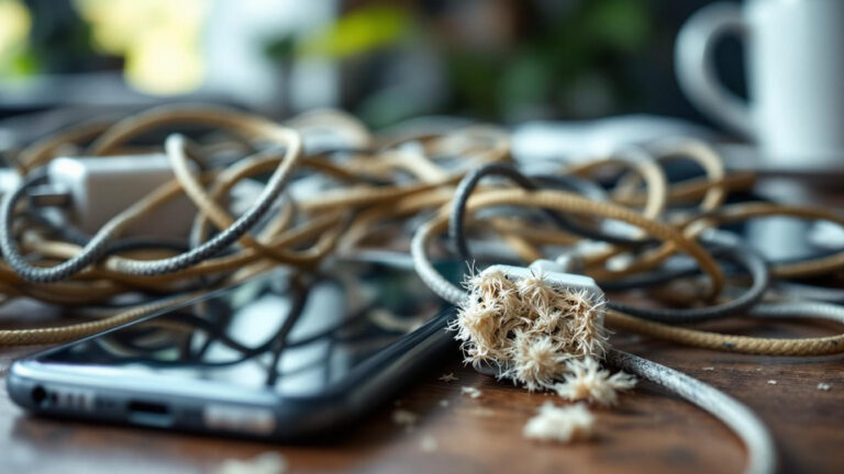 Why Your Phone Charger Cables Keep Breaking (And the Storage Mistake to Blame)