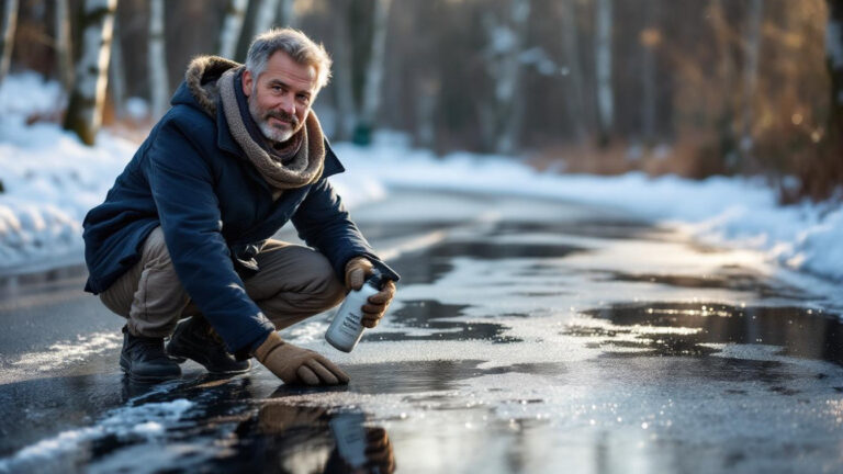 The One De-Icing Method That Actually Works on Black Ice Without Damaging Your Pavement