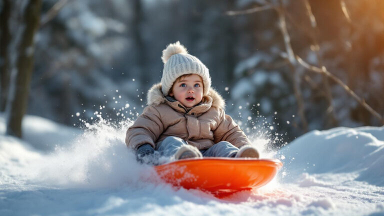 The One Material Your Kids Should Never Wear While Sledding (It Causes Burns)