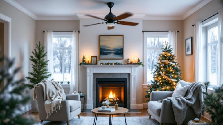 Why Leaving Your Ceiling Fan On in Winter Actually Lowers Your Energy Bill