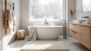 discover the benefits of adding an extra rug to your bathroom this winter for warmth, comfort, and style. keep your space cozy and inviting all season long.